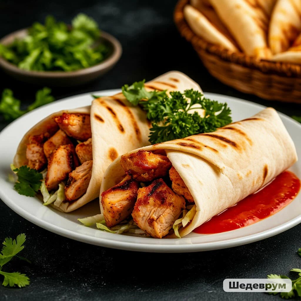 Шаурма мини свиная