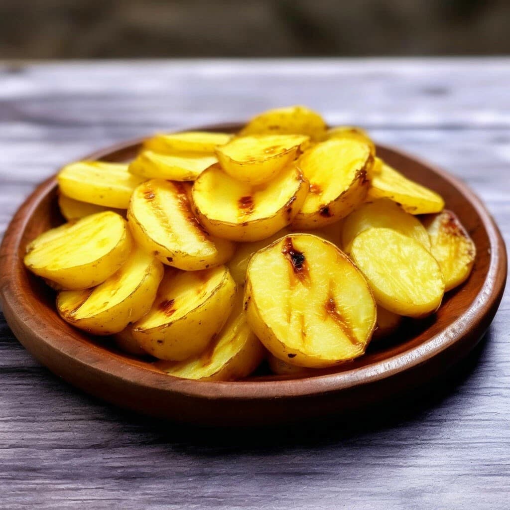 Картофель на мангале