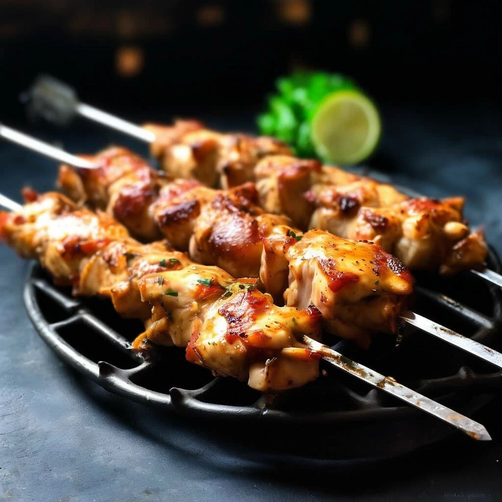 Шашлык из куриной грудки