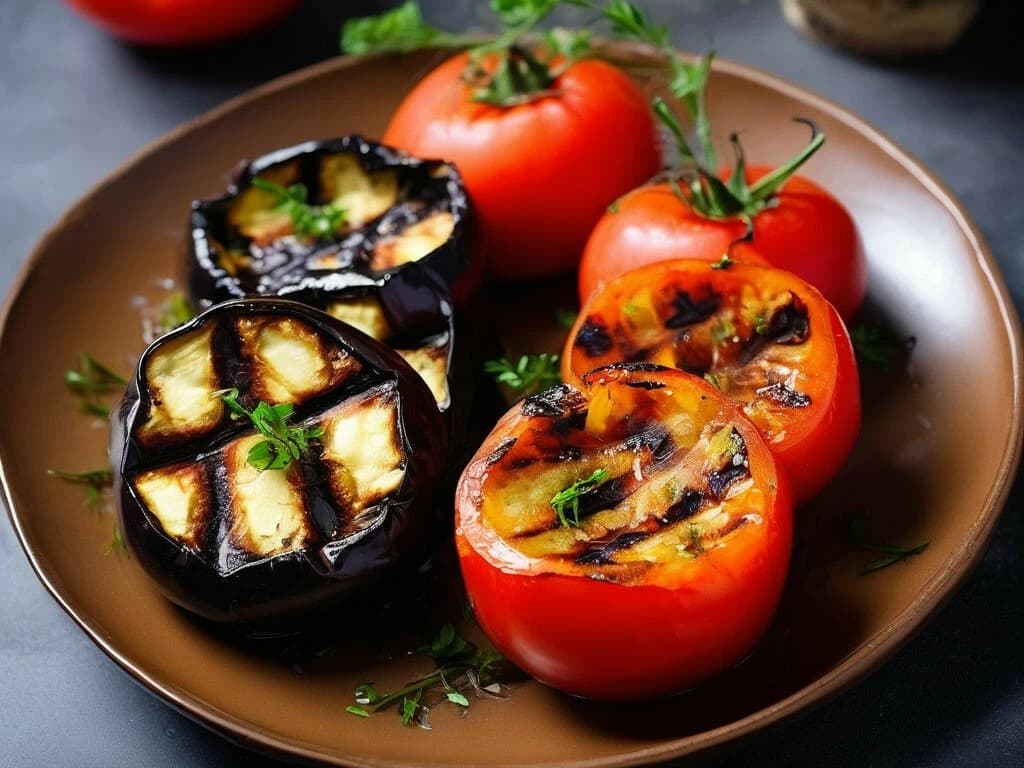 Овощи на мангале